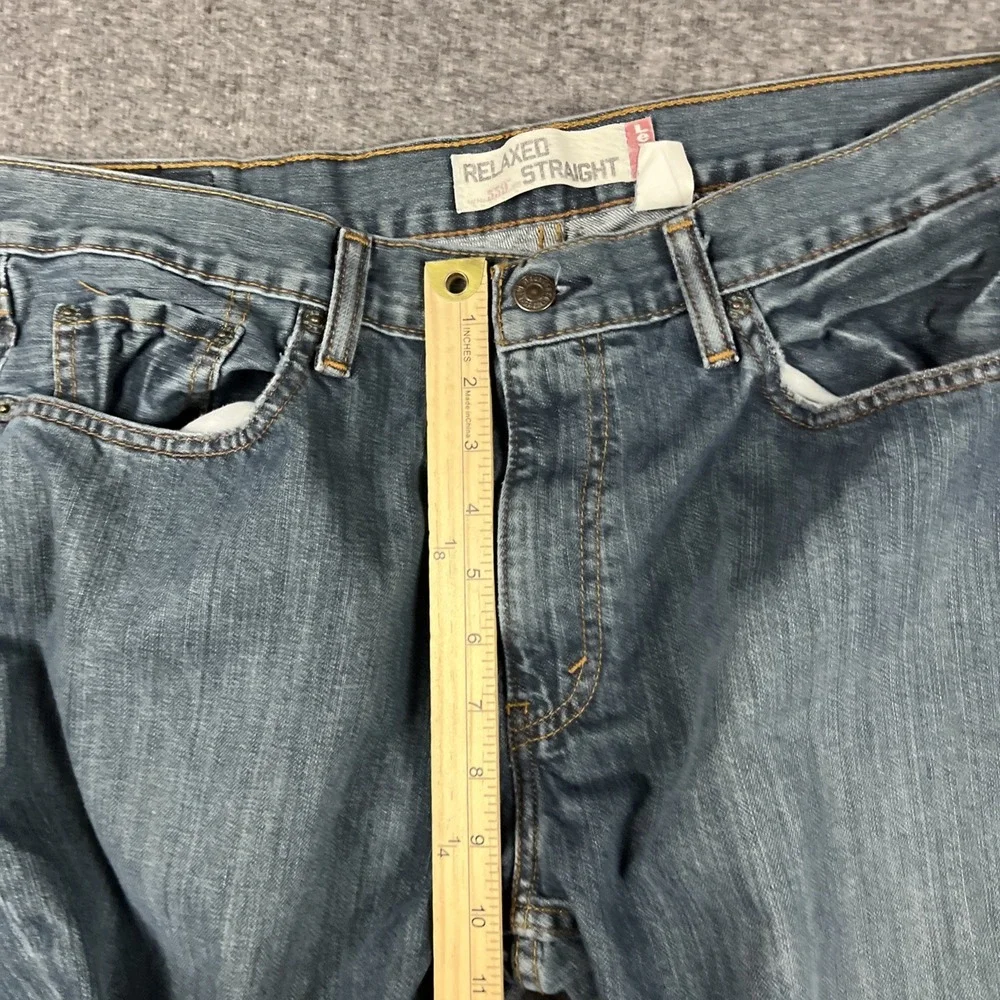 Vintage Levis‎ 559 Jeans Mens Tag 36x32 Blue Relaxed Denim Work Y2K W34 L31.5